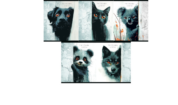 Тетрадь 48л Кто тут?, выб.лак