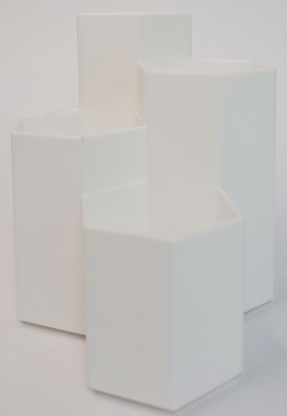 Подставка /канц.принадл. Соты белая