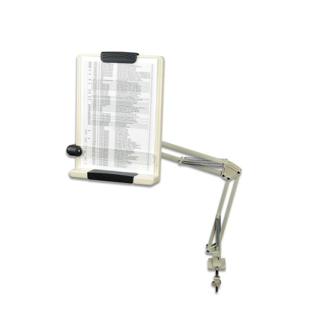 Держатель для бумаг Copy Holder серый на струбице