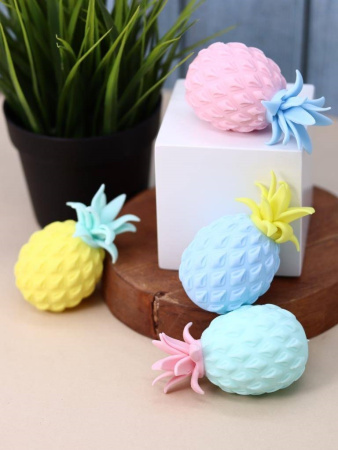 Антистресс Мялка Pineapple squeeze toy, pink