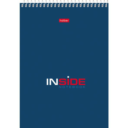 Блокнот/гребень А5 80л Inside, жесткая подложка