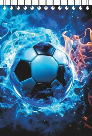 Блокнот/гребень  А6  40л Крутой футбол