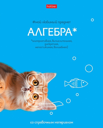 Тетрадь темат. 48л Мой любимый предмет Алгебра, софт-тач