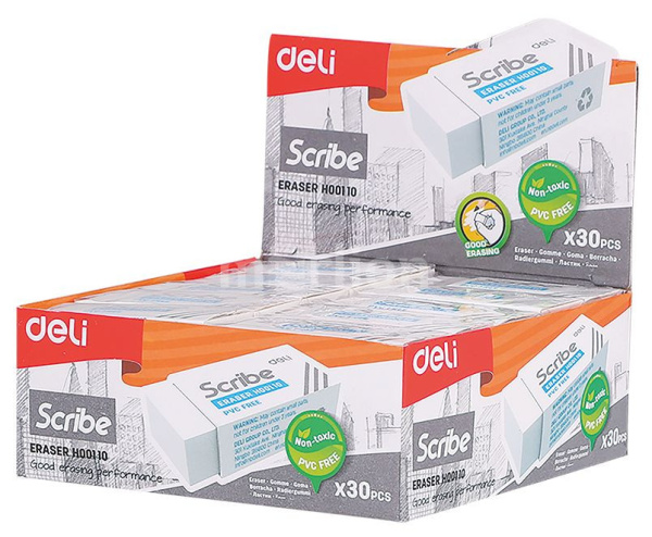 Ластик Scribe белый