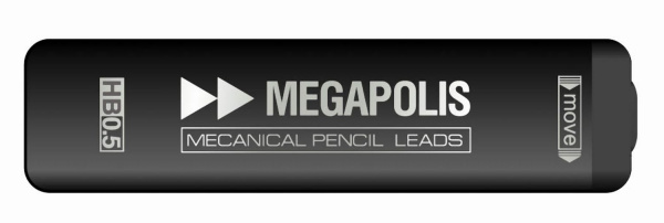 Грифель 0,5мм HB Megapolis