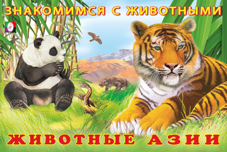 Книжка А5 Знакомимся с животными. Животные Азии
