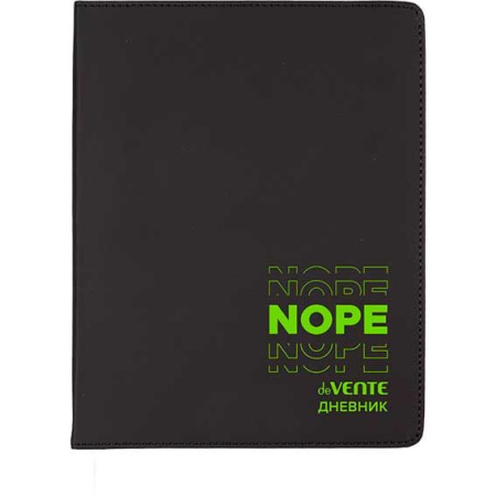 Дневник шк. Гибкая/у. Nope, иск. кожа, шелкогр
