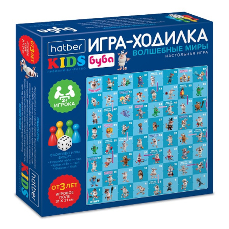 Игра настольная Ходилки-Пазл Буба