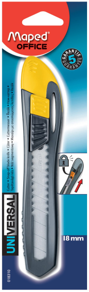 Нож канцелярский большой 18мм Universal