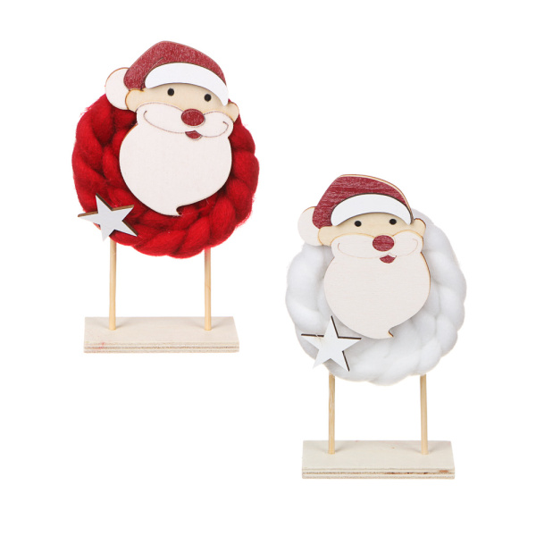 яСувенир Дед Мороз на подставке 8*4*17см,  дерево, ткань АКЦИЯ