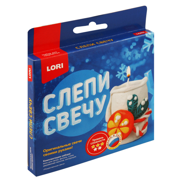 Набор д/творчества Лепим свечи "Рождественская свеча"