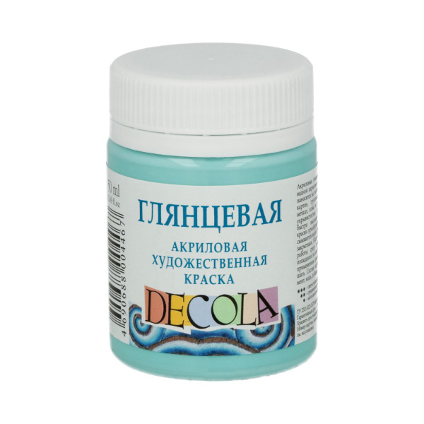 Акрил мятная глянцевый Декола  50мл