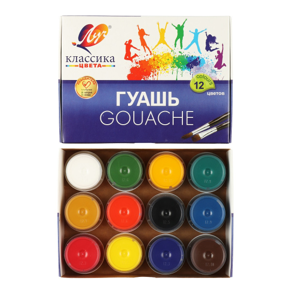 Гуашь Классика 12цв. 20мл