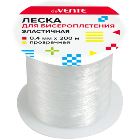 Леска для бисероплетения прозрач. Elastic Line 0,4 мм x 200 м