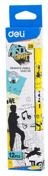Карандаш ч/гр с/л Arti Graff 2В АКЦИЯ