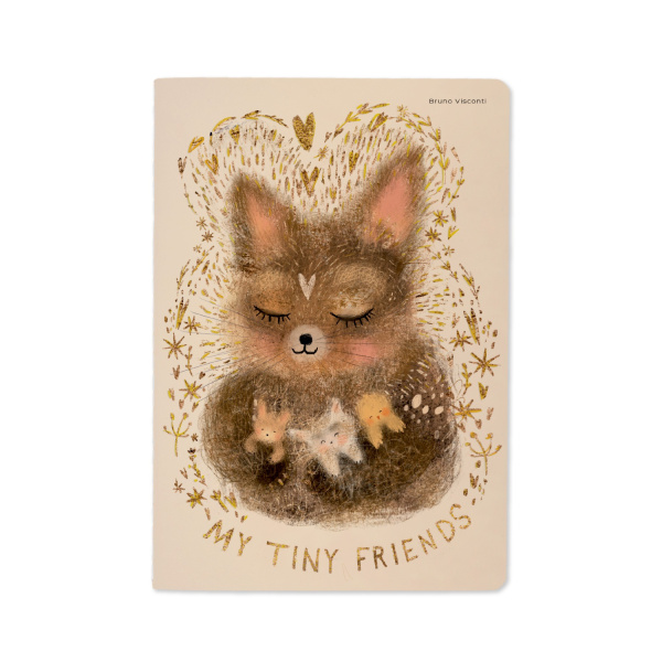 Тетрадь 40л Евроформат Love me. Лисёнок