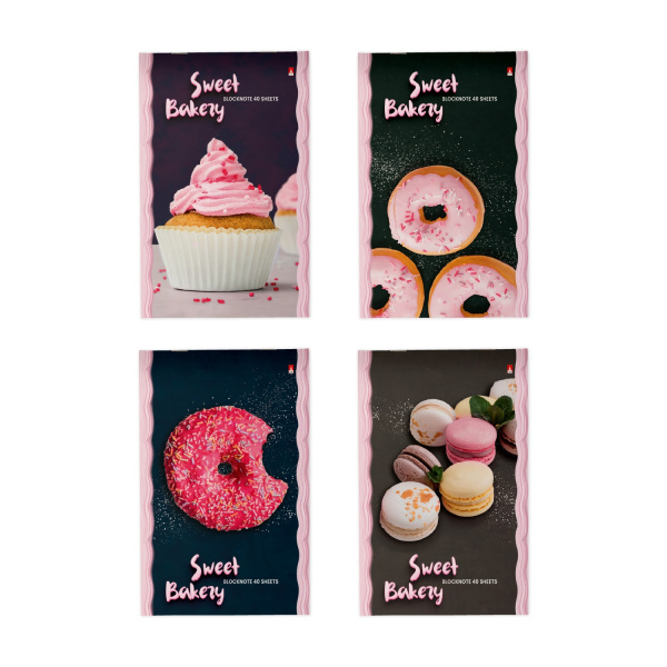 Блокнот А5  40л Донат рулит!, 4 вида АКЦИЯ