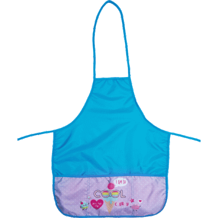 Фартук д/труда Sweet темно-синий, 3 кармана, 45*54см