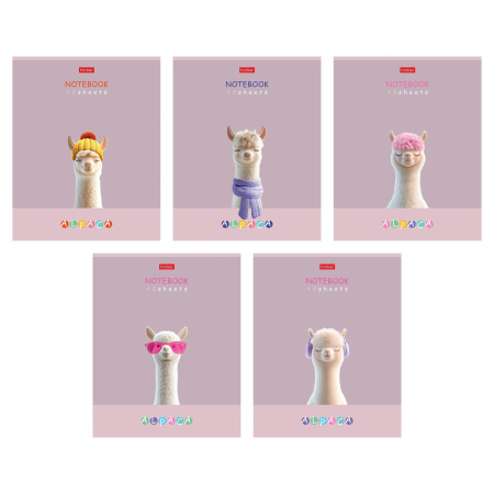 Тетрадь 48л Alpaca, софт-тач