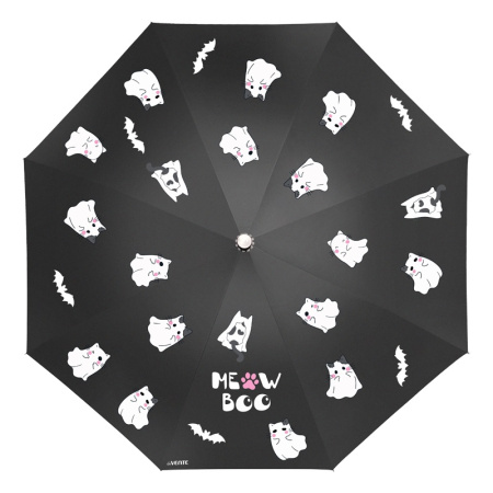 Зонт автомат. Ghost Meow,  купол 97см, высота зонта 56,5см