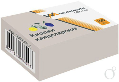 Кнопки гвоздики цветные 10,5мм/100шт,