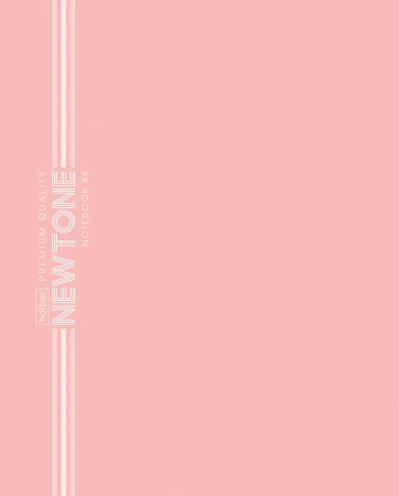 Тетрадь 48л Newtone Pastel Розовый кварц, софт-тач