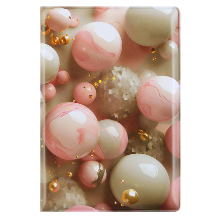 Обложка/паспорта "Marble balls" ПВХ, без уголков
