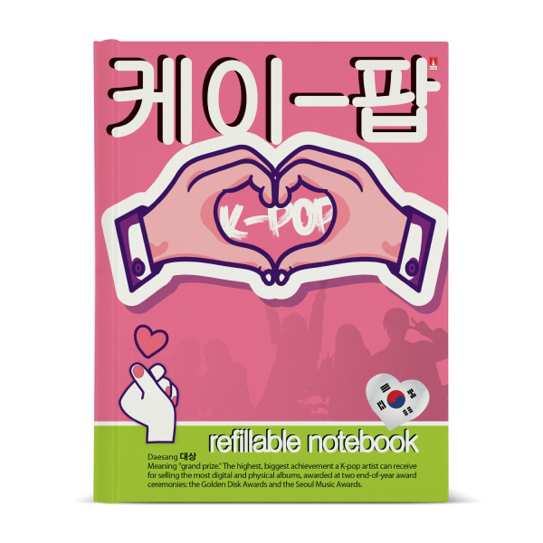 Тетрадь блок/кольцах  80л K-Pop