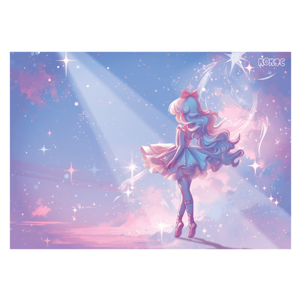 Клеенка д/труда 35*50см Magic ballerina