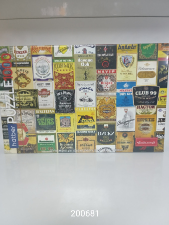 Пазлы 1000 эл Ностальгия-Крепкие напитки из СССР