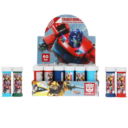 Мыльные пузыри  50 мл Играем вместе. Трансформеры