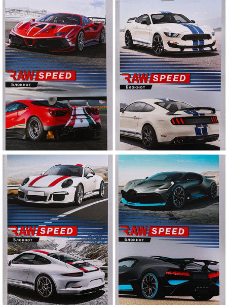 Блокнот А6  24л Чистая скорость