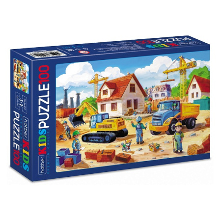 Пазлы 100 эл На стройке