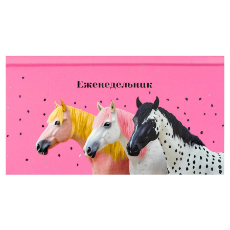 Еженедельник 170*90мм 7Бц Три коня, 64л