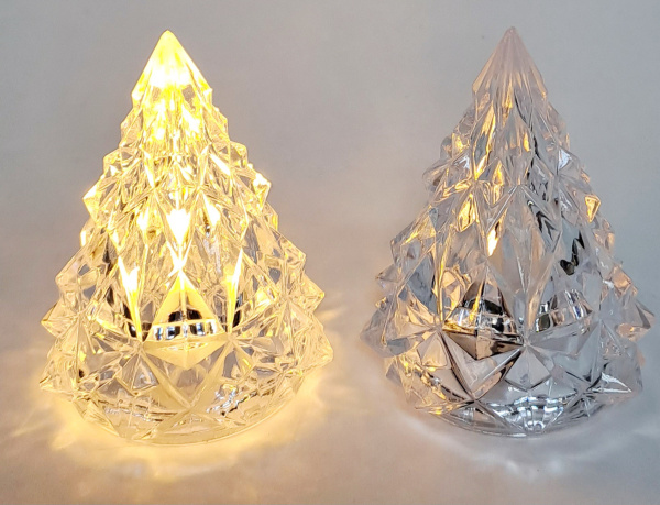 яЕлка-светильник  мал 6см прозрачный