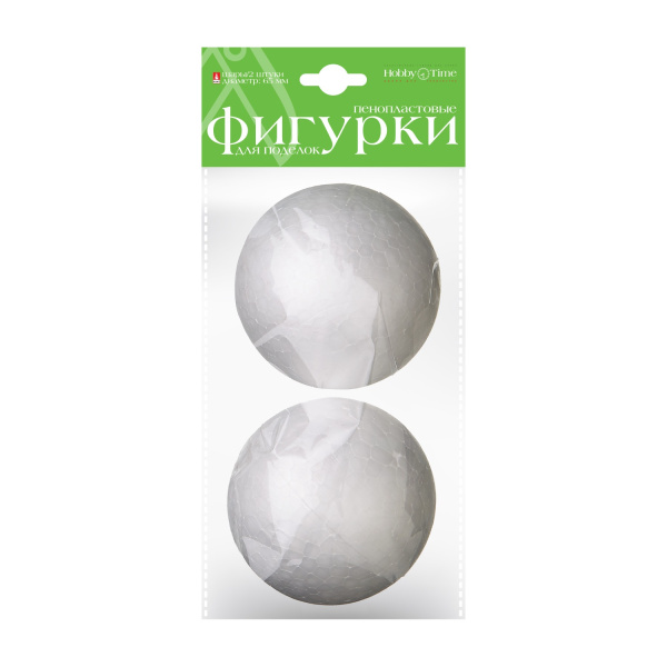 Творчество Шары из пенопласта 65мм, 2шт