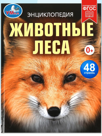 Книжка Энциклопедия 7Бц Животные леса