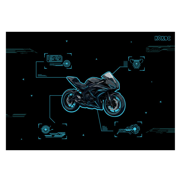 Клеенка д/труда 35*50см Sport bike