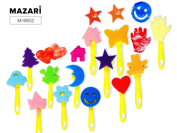 Игра Штампики детские  4шт/уп поролон $