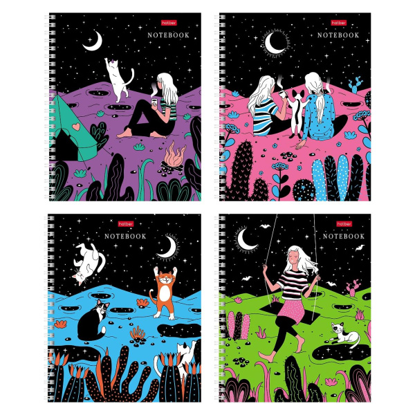 Тетрадь гребень  80л Дотянуться до небес