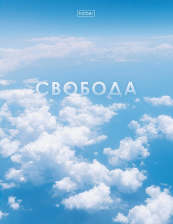 Тетрадь блок/кольцах 80л Свобода, софт-тач