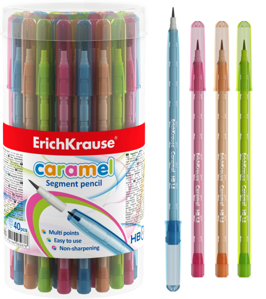 Карандаш сегментный Caramel 1,5мм HB туба