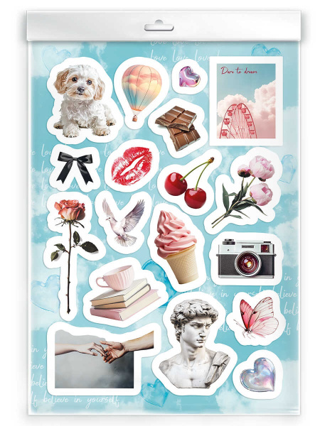 Наклейки А5 Любимые стикеры. Эстетика 2