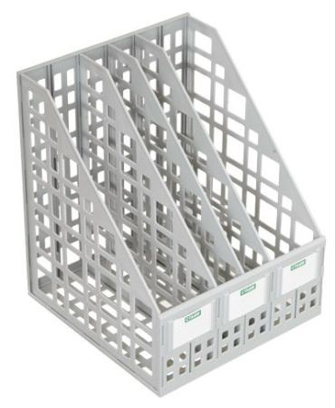 Лоток сборный вертик 4 отд. серый