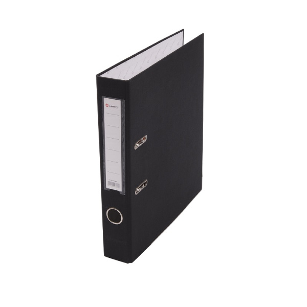 Регистратор 50мм Черный, метал.окантовка