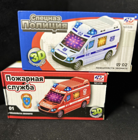 Машина Газель 01, 02, 03, свет, звук