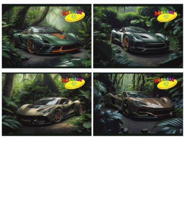 Альбом 40л Авто в джунглях