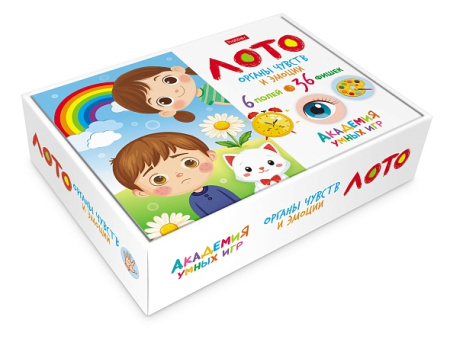Игра Лото развив. Органы чувств и эмоции