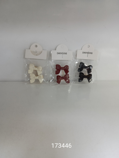 Зажимы д/волос Бантик, 2шт