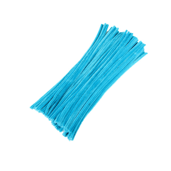 Пушистая проволока 30см/25шт Голубой